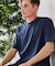 【汗染みの目立ちにくいTシャツ ZEROSTAIN】クルーネックTシャツ 綿タッチ ヘビーウェイト感 防汚・撥水 吸汗速乾 UVカット