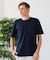 【汗染みの目立ちにくいTシャツ ZEROSTAIN】クルーネックTシャツ 綿タッチ ヘビーウェイト感 防汚・撥水 吸汗速乾 UVカット