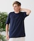 【汗染みの目立ちにくいTシャツ ZEROSTAIN】クルーネックTシャツ 綿タッチ ヘビーウェイト感 防汚・撥水 吸汗速乾 UVカット