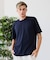 【汗染みの目立ちにくいTシャツ ZEROSTAIN】クルーネックTシャツ 綿タッチ ヘビーウェイト感 防汚・撥水 吸汗速乾 UVカット