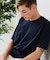 【汗染みの目立ちにくいTシャツ ZEROSTAIN】クルーネックTシャツ 綿タッチ ヘビーウェイト感 防汚・撥水 吸汗速乾 UVカット