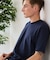 【汗染みの目立ちにくいTシャツ ZEROSTAIN】クルーネックTシャツ 綿タッチ ヘビーウェイト感 防汚・撥水 吸汗速乾 UVカット
