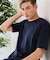 【汗染みの目立ちにくいTシャツ ZEROSTAIN】クルーネックTシャツ 綿タッチ ヘビーウェイト感 防汚・撥水 吸汗速乾 UVカット