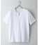 【汗染みの目立ちにくいTシャツ ZEROSTAIN】キーネックTシャツ 防汚 ＵＶカット 綿タッチ・厚手