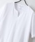 【汗染みの目立ちにくいTシャツ ZEROSTAIN】キーネックTシャツ 防汚 ＵＶカット 綿タッチ・厚手