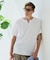 【汗染みの目立ちにくいTシャツ ZEROSTAIN】キーネックTシャツ 防汚 ＵＶカット 綿タッチ・厚手