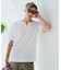 【汗染みの目立ちにくいTシャツ ZEROSTAIN】キーネックTシャツ 防汚 ＵＶカット 綿タッチ・厚手