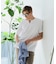 【汗染みの目立ちにくいTシャツ ZEROSTAIN】キーネックTシャツ 防汚 ＵＶカット 綿タッチ・厚手