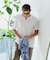 【汗染みの目立ちにくいTシャツ ZEROSTAIN】キーネックTシャツ 防汚 ＵＶカット 綿タッチ・厚手