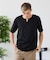【汗染みの目立ちにくいTシャツ ZEROSTAIN】キーネックTシャツ 防汚 ＵＶカット 綿タッチ・厚手