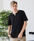 【汗染みの目立ちにくいTシャツ ZEROSTAIN】キーネックTシャツ 防汚 ＵＶカット 綿タッチ・厚手