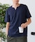 【汗染みの目立ちにくいTシャツ ZEROSTAIN】キーネックTシャツ 防汚 ＵＶカット 綿タッチ・厚手