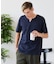 【汗染みの目立ちにくいTシャツ ZEROSTAIN】キーネックTシャツ 防汚 ＵＶカット 綿タッチ・厚手