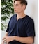 【汗染みの目立ちにくいTシャツ ZEROSTAIN】キーネックTシャツ 防汚 ＵＶカット 綿タッチ・厚手