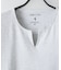 【汗染みの目立ちにくいTシャツ ZEROSTAIN】キーネックTシャツ 防汚 ＵＶカット 綿タッチ・厚手