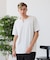 【汗染みの目立ちにくいTシャツ ZEROSTAIN】キーネックTシャツ 防汚 ＵＶカット 綿タッチ・厚手