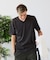 【汗染みの目立ちにくいTシャツ ZEROSTAIN/】VネックTシャツ 防汚 ＵＶカット 綿タッチ・厚手