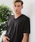 【汗染みの目立ちにくいTシャツ ZEROSTAIN/】VネックTシャツ 防汚 ＵＶカット 綿タッチ・厚手