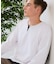 【汗染みの目立ちにくいTシャツ ZEROSTAIN】フェイクレイヤード ビッグシルエット キーネック クルーネック 7分袖Tシャツ 防汚 ＵＶカット 綿タッチ・厚手
