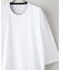 【汗染みの目立ちにくいTシャツ ZEROSTAIN】フェイクレイヤード ビッグシルエット キーネック クルーネック 7分袖Tシャツ 防汚 ＵＶカット 綿タッチ・厚手