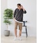 【汗染みの目立ちにくいTシャツ ZEROSTAIN】フェイクレイヤード ビッグシルエット キーネック クルーネック 7分袖Tシャツ 防汚 ＵＶカット 綿タッチ・厚手