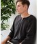 【汗染みの目立ちにくいTシャツ ZEROSTAIN】フェイクレイヤード ビッグシルエット キーネック クルーネック 7分袖Tシャツ 防汚 ＵＶカット 綿タッチ・厚手