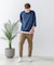 【汗染みの目立ちにくいTシャツ ZEROSTAIN】フェイクレイヤード ビッグシルエット キーネック クルーネック 7分袖Tシャツ 防汚 ＵＶカット 綿タッチ・厚手