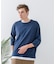 【汗染みの目立ちにくいTシャツ ZEROSTAIN】フェイクレイヤード ビッグシルエット キーネック クルーネック 7分袖Tシャツ 防汚 ＵＶカット 綿タッチ・厚手