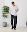 【汗染みの目立ちにくいTシャツ ZEROSTAIN】フェイクレイヤード ビッグシルエット キーネック クルーネック 7分袖Tシャツ 防汚 ＵＶカット 綿タッチ・厚手
