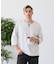 【汗染みの目立ちにくいTシャツ ZEROSTAIN】フェイクレイヤード ビッグシルエット キーネック クルーネック 7分袖Tシャツ 防汚 ＵＶカット 綿タッチ・厚手
