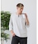 【汗染みの目立ちにくいTシャツ ZEROSTAIN】フェイクレイヤード ビッグシルエット キーネック クルーネック 7分袖Tシャツ 防汚 ＵＶカット 綿タッチ・厚手