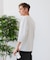 【汗染みの目立ちにくいTシャツ ZEROSTAIN】フェイクレイヤード ビッグシルエット キーネック クルーネック 7分袖Tシャツ 防汚 ＵＶカット 綿タッチ・厚手