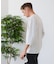 【汗染みの目立ちにくいTシャツ ZEROSTAIN】フェイクレイヤード ビッグシルエット キーネック クルーネック 7分袖Tシャツ 防汚 ＵＶカット 綿タッチ・厚手