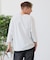 【汗染みの目立ちにくいTシャツ ZEROSTAIN】フェイクレイヤード ビッグシルエット キーネック クルーネック 7分袖Tシャツ 防汚 ＵＶカット 綿タッチ・厚手