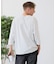【汗染みの目立ちにくいTシャツ ZEROSTAIN】フェイクレイヤード ビッグシルエット キーネック クルーネック 7分袖Tシャツ 防汚 ＵＶカット 綿タッチ・厚手