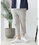 【BLUE STANDARD】【遮熱・UVカット・接触冷感の高機能パンツ】快適スーパーストレッチ7分丈パンツ 軽量 イージーケア 毛玉レス クロップドパンツ