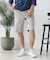 【BLUE STANDARD】【遮熱＆UVカット＆接触冷感の高機能パンツ】スーパーストレッチショートパンツ ストレッチ 軽量 イージーケア 毛玉レス