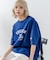 【DISCUS/ディスカス】【トレンドのカレッジロゴ】ヘビーウェイトTシャツ ルーズシルエット 古着MIX
