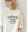 【DISCUS/ディスカス】【トレンドのカレッジロゴ】ヘビーウェイトTシャツ ルーズシルエット 古着MIX