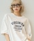 【DISCUS/ディスカス】【トレンドのカレッジロゴ】ヘビーウェイトTシャツ ルーズシルエット 古着MIX