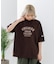 【DISCUS/ディスカス】【トレンドのカレッジロゴ】ヘビーウェイトTシャツ ルーズシルエット 古着MIX