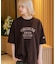 【DISCUS/ディスカス】【トレンドのカレッジロゴ】ヘビーウェイトTシャツ ルーズシルエット 古着MIX