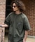【RAGGED MOUNTAIN】【驚きの軽さ・エアライト】BARTLETT/バートレット オーバーサイズ ポケットTシャツ ストレッチ・速乾 涼しい・ベタつかない 吸汗