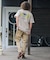 【RAGGED MOUNTAIN】BETHEL/べテル オーバーサイズT グラフィックＴシャツ ルーズシルエット バックプリント アウトドア キャンプ