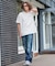 【RAGGED MOUNTAIN】【背中で見せるバックプリント】ALITON/アリトン ビッグT バックプリントＴシャツ ルーズシルエット ストリート アウトドア 綿100%