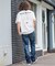 【RAGGED MOUNTAIN】【背中で見せるバックプリント】ALITON/アリトン ビッグT バックプリントＴシャツ ルーズシルエット ストリート アウトドア 綿100%