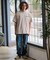 【RAGGED MOUNTAIN】【背中で見せるバックプリント】ALITON/アリトン ビッグT バックプリントＴシャツ ルーズシルエット ストリート アウトドア 綿100%