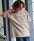 【RAGGED MOUNTAIN】【背中で見せるバックプリント】ALITON/アリトン ビッグT バックプリントＴシャツ ルーズシルエット ストリート アウトドア 綿100%