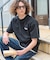 【RAGGED MOUNTAIN】【究極のシンプルT】BARNSTEAD/バーンステッド ワンポイントロゴＴシャツ ルーズシルエット アウトドア ストリート 大人カジュアル ノームコア ミニマル