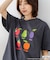【はらぺこあおむし/The Very Hungry Caterpillar】【コットン100%のしっかりした生地 ドロップショルダー】オリジナルデザイン 刺繍Tシャツ エリック・カール 絵本 キャラクター グッズ ユニセックス